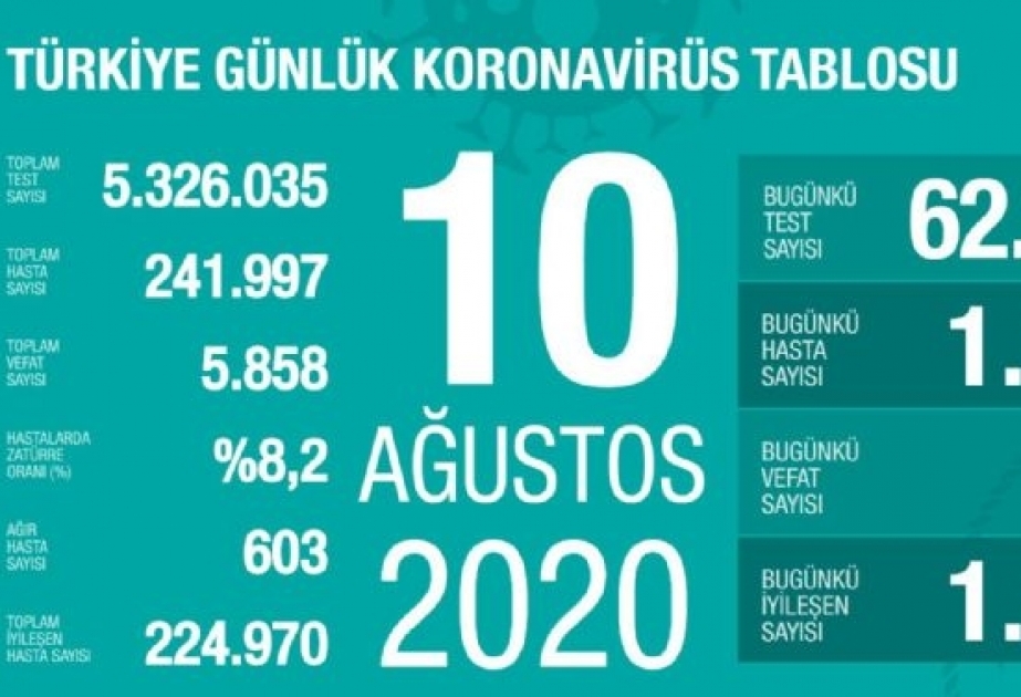 Coronazahlen in der Türkei: 1193 Neuinfektionen am Montag