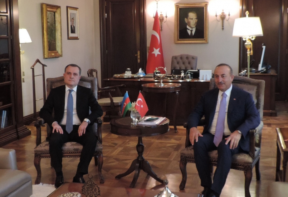 Ankarada Azərbaycanın və Türkiyənin Xarici İşlər nazirlərinin görüşü keçirilib YENİLƏNİB VİDEO