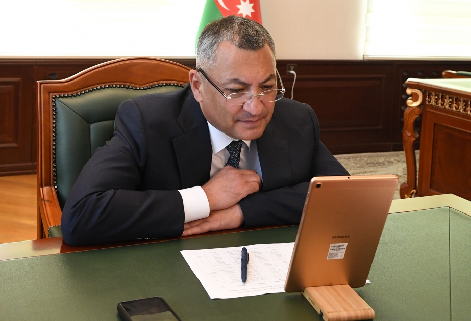 Qaçqınların və Məcburi Köçkünlərin İşləri üzrə Dövlət Komitəsinin sədri videoqəbul keçirib