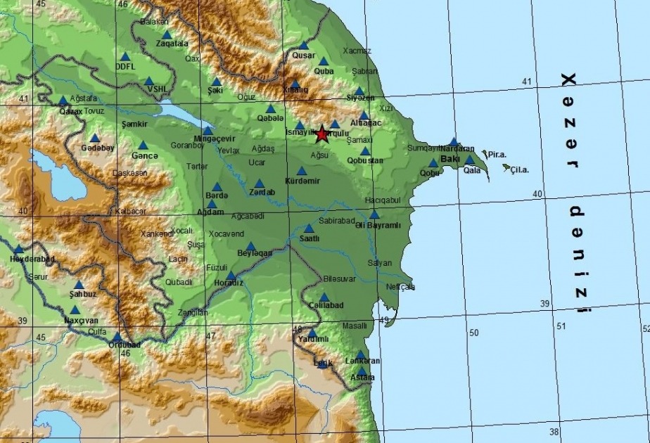 Ağsu rayonunda maqnitudası 3.7 olan zəlzələ qeydə alınıb