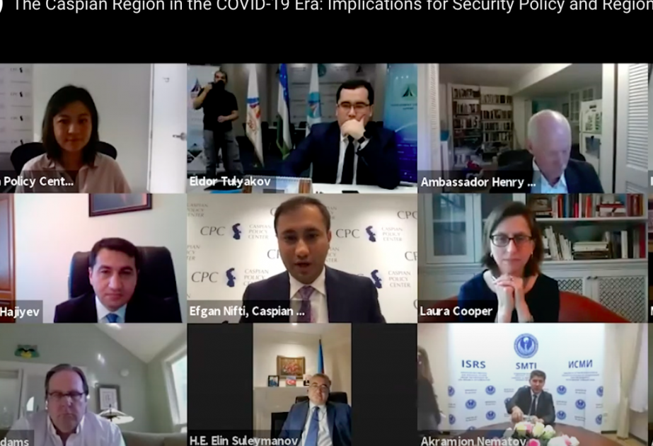 Washington discute el impacto de la pandemia por COVID-19 en la política de seguridad y la cooperación regional en la región del Caspio