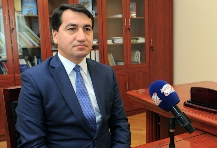 Hikmat Hajiyev: Armenia’s national security strategy is like a fake history textbook