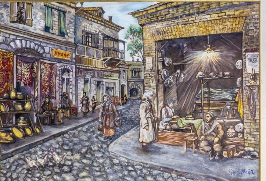 出生在阿塞拜疆的以色列画家个人画展在莫斯科拉开帷幕