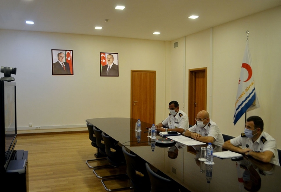 “Dəniz kuboku” beynəlxalq müsabiqəsinin iştirakçıları ilə videokonfrans keçirilib