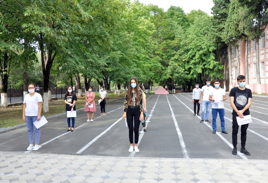 Zaqatalada qəbul imtahanları pandemiya dövrünün tələblərinə uyğun aparılıb