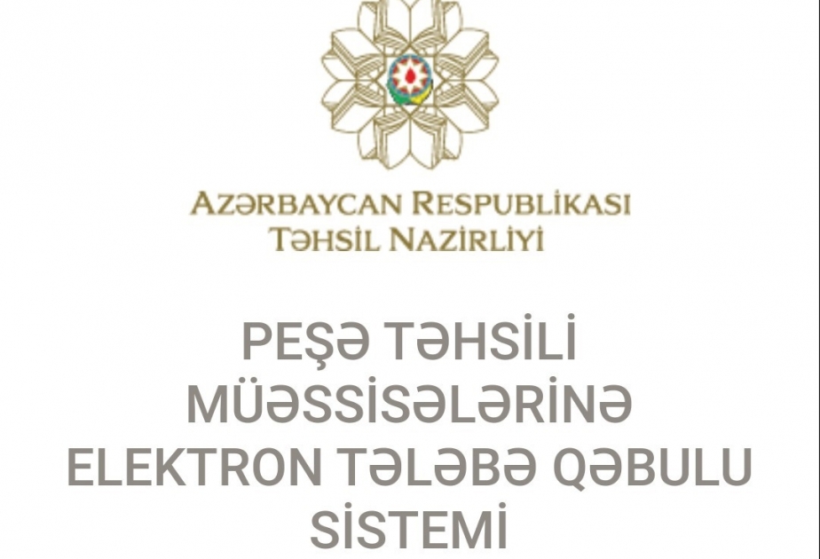 2020-2021-ci tədris ili üçün peşə təhsili pilləsinə tələbə qəbulu davam edir
