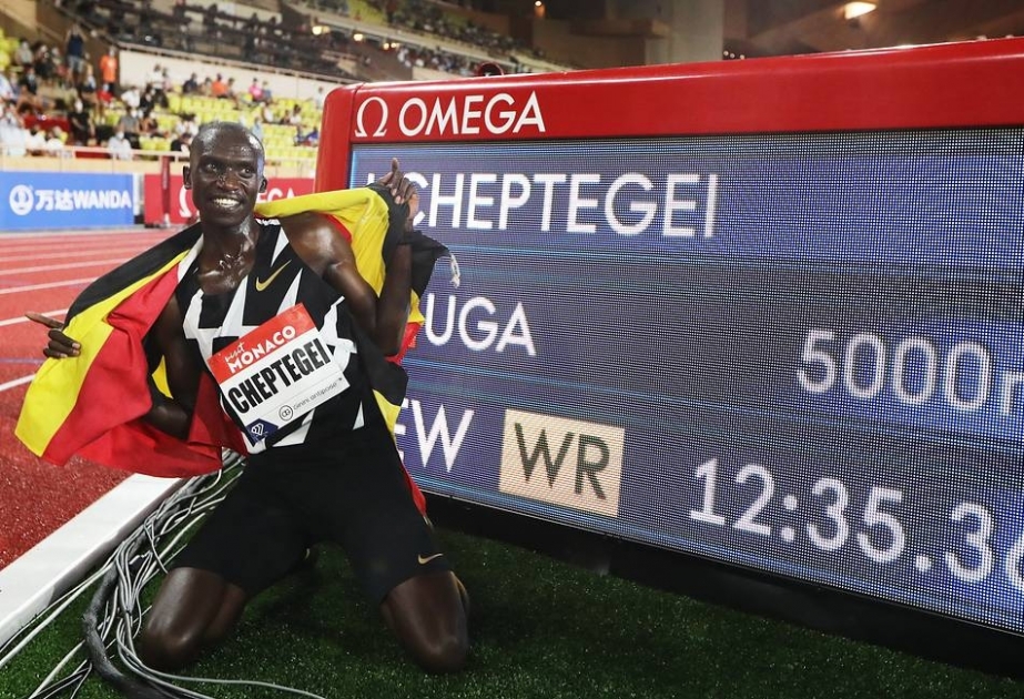 Uqandalı atlet 5000 metr məsafəyə qaçış yarışında yeni dünya rekordu müəyyənləşdirib