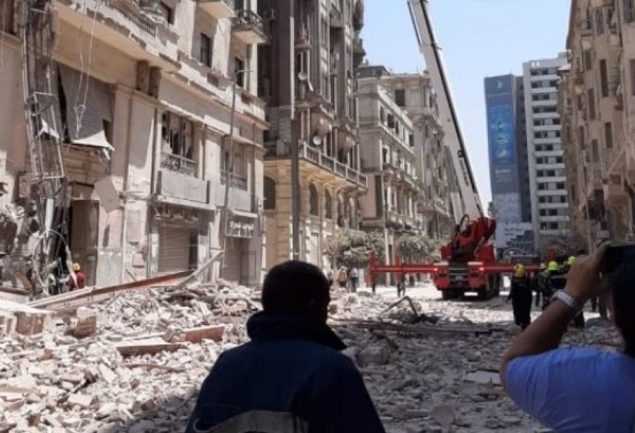 Misirdə köhnə binaların uçması nəticəsində 1 nəfər ölüb, 18 yaralı var