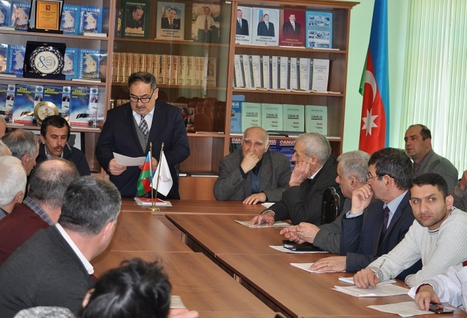 AMEA Şəki Regional Mərkəzinin elmi şurasının iclası keçirilib