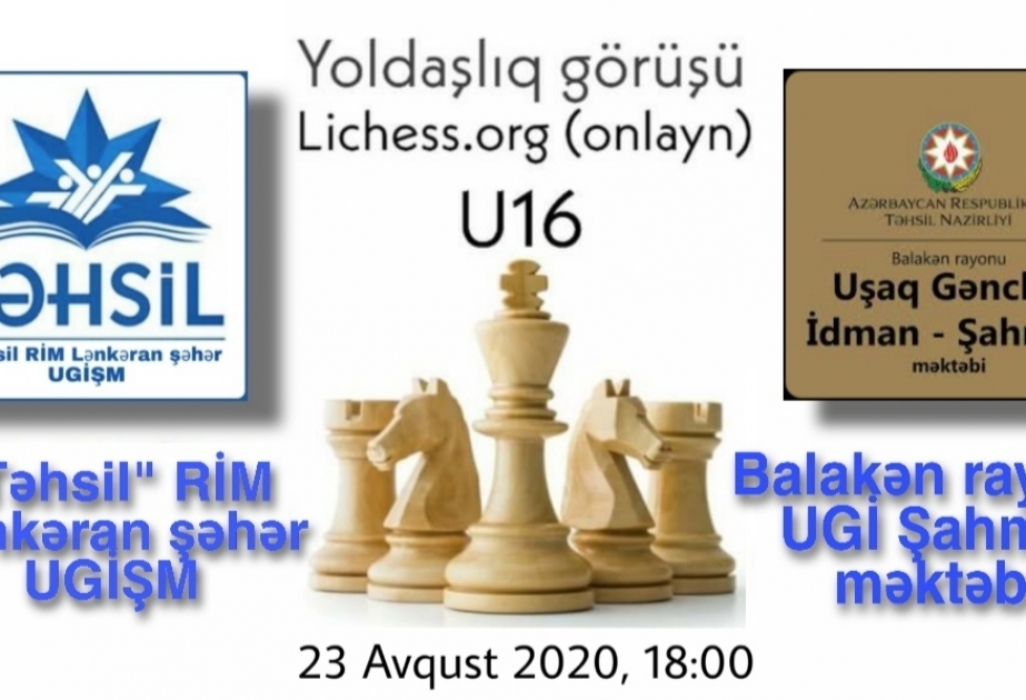 Lənkəran və Balakən şahmatçıları arasında yoldaşlıq görüşü keçiriləcək