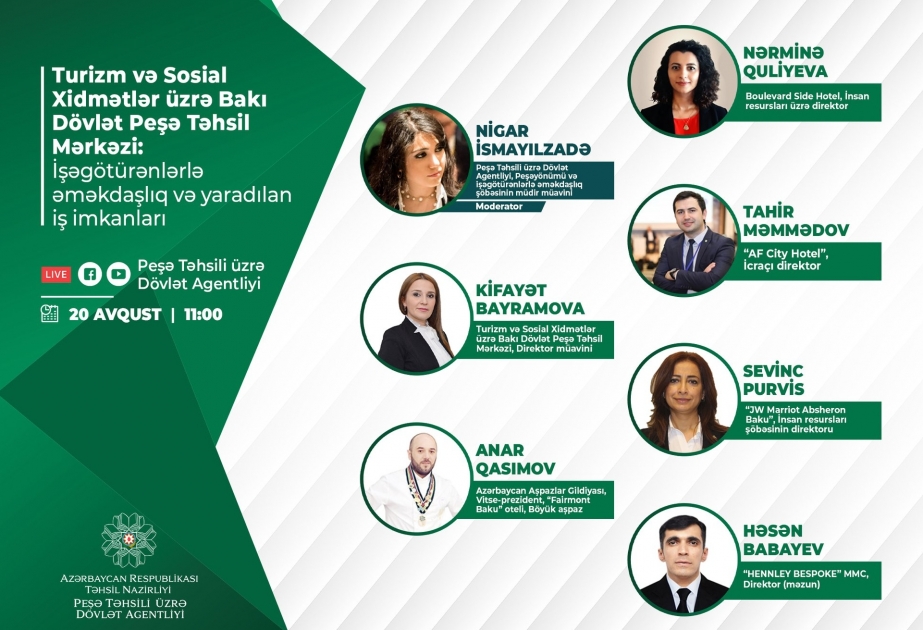 Peşə təhsilində işəgötürənlərlə əməkdaşlıq imkanları müzakirə olunub