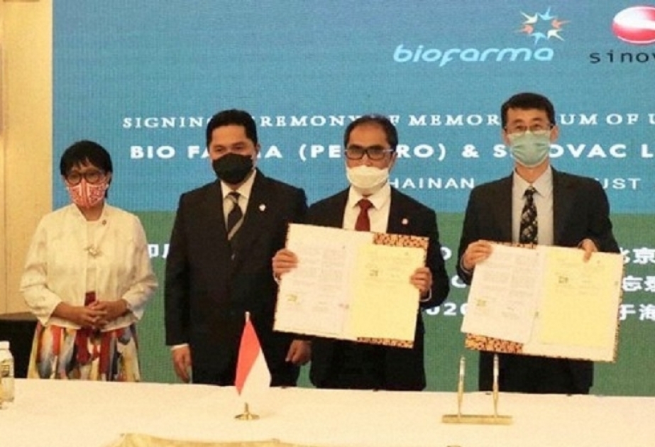 L’Indonésie et la Chine signent un contrat pour la fourniture d’un vaccin contre le coronavirus