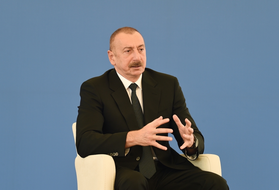 President Ilham Aliyev: The construction of the Gobu Power Station is a very important step in strengthening our energy potential