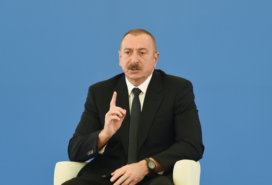 President Ilham Aliyev: The world's biggest energy companies are interested in producing renewable energy in Azerbaijan today