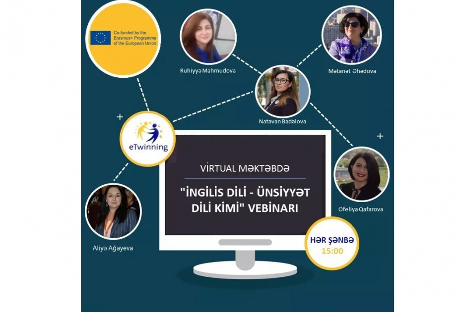 “Virtual məktəb”də ingilis dilinə aid vebinarlar davam edir