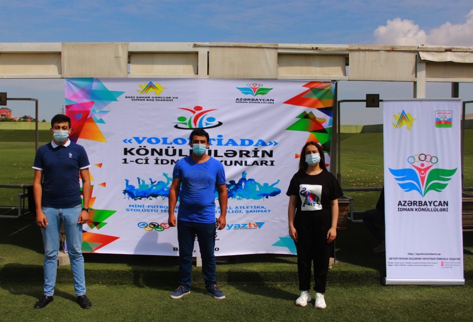 Könüllülərin birinci İdman Oyunları keçirilib