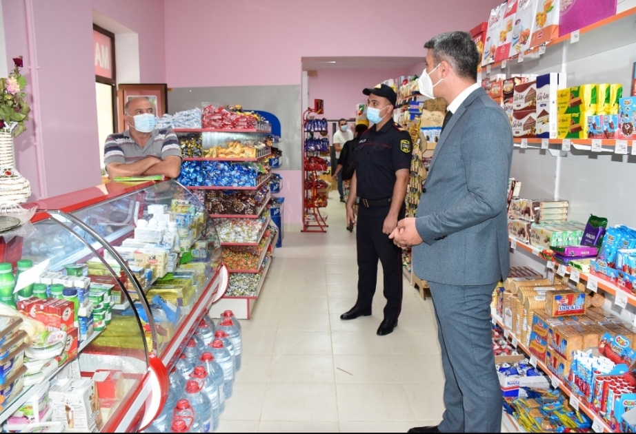 Naftalan şəhərində mobil qruplar tərəfindən gündəlik reydlər davam etdirilir