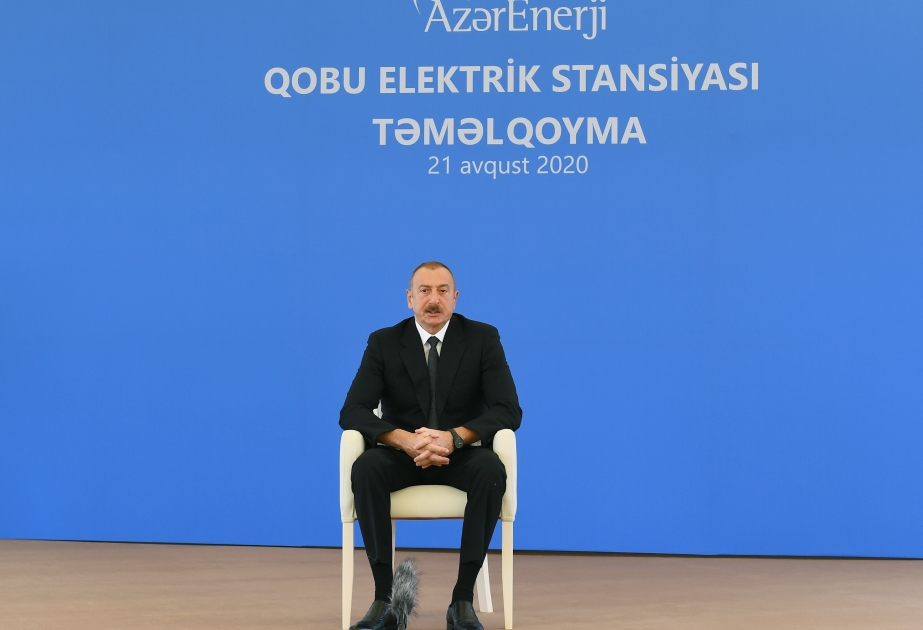 Presidente de Azerbaiyán: Tenemos la intención de continuar la labor relacionada con la producción de tipos de energía tradicionales