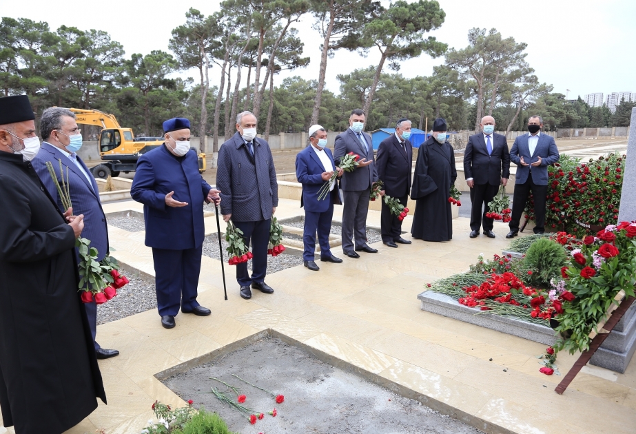 Azərbaycandakı dini konfessiyaların rəhbərləri şəhidlərin xatirəsini yad ediblər