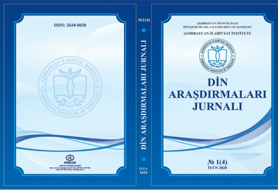 “Din araşdırmaları” jurnalının növbəti nömrəsi çapdan çıxıb