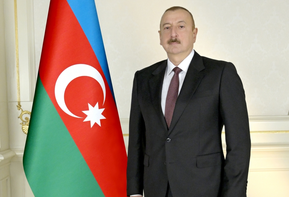 Präsident Ilham Aliyev kondoliert seiner georgischen Amtskollegin
