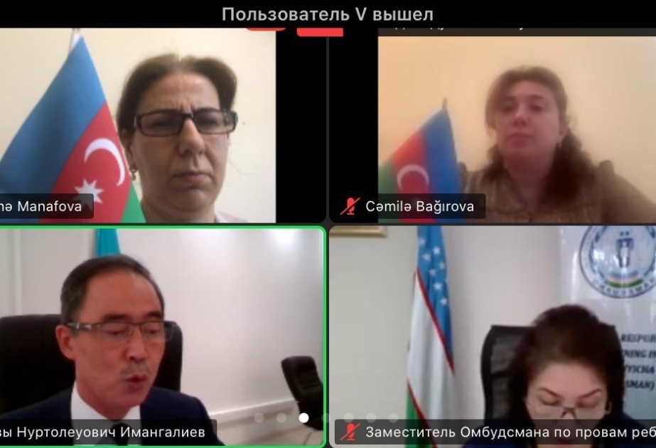 Beynəlxalq videokonfransda Azərbaycanda uşaq hüquqlarının müdafiəsi istiqamətində görülən işlərdən danışılıb
