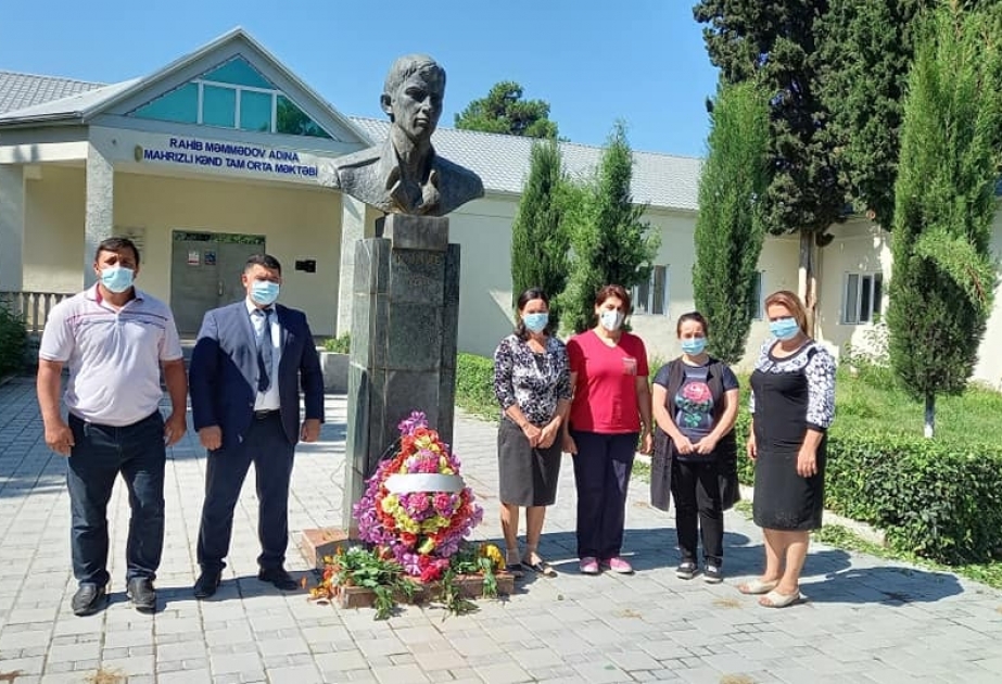 Cəsur əsgər Rahib Məmmədovun xatirəsi anılıb