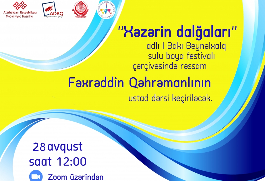 Bakı Beynəlxalq Suluboya Festivalı çərçivəsində növbəti ustad dərsi keçiriləcək