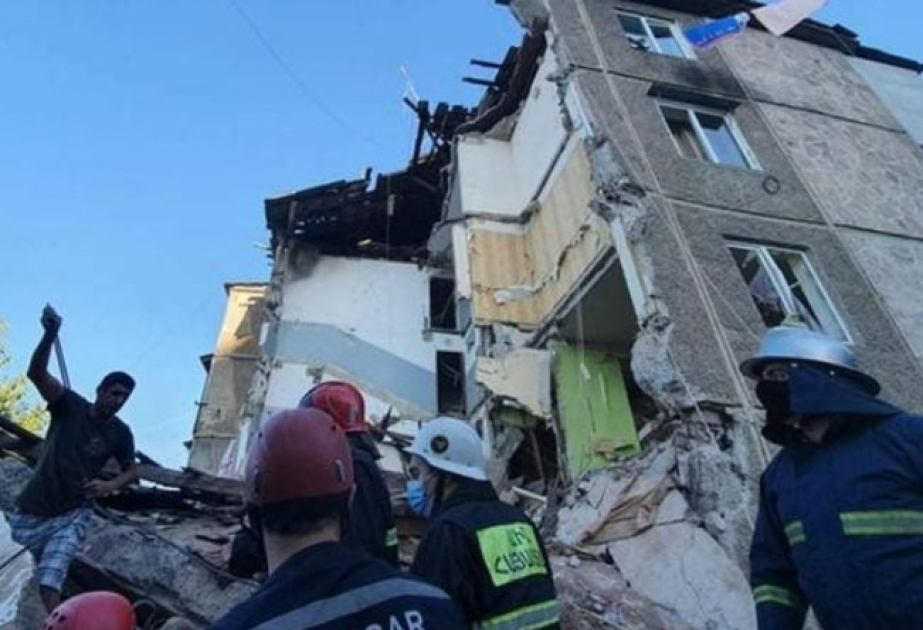 Ermənistanda qaz sızması nəticəsində yaşayış binasında partlayış olub