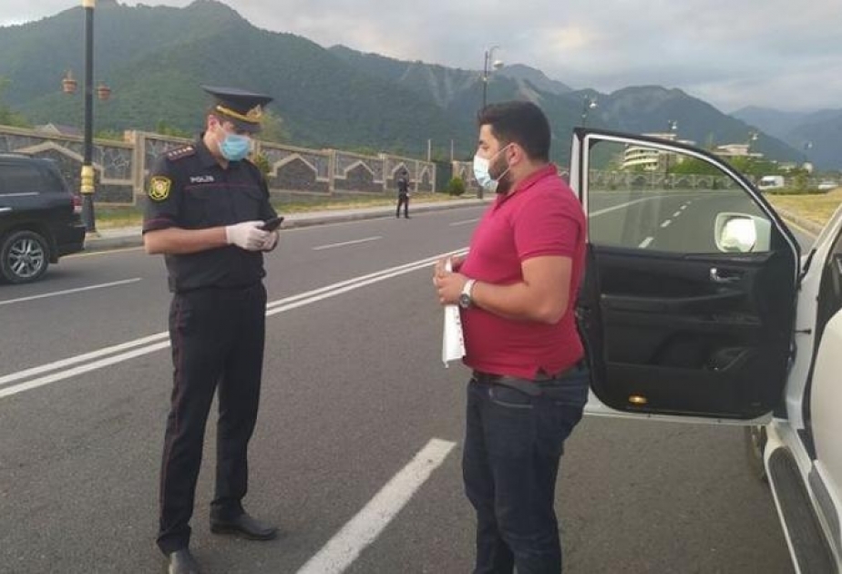 Sərt karantin rejiminin elan olunduğu rayonlardan Qəbələyə icazəsiz gələn şəxslər cərimələniblər