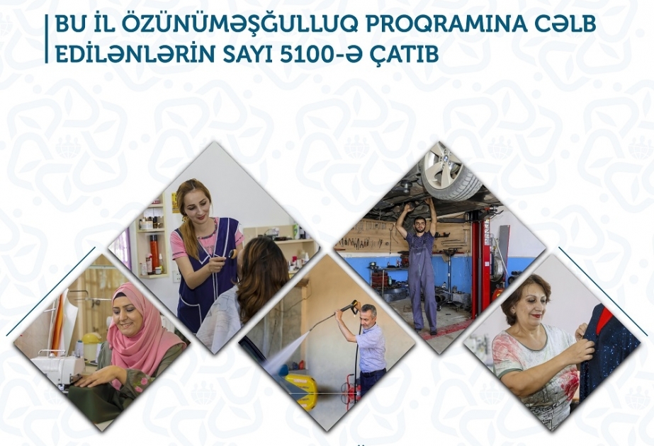 Bu il özünüməşğulluq proqramına cəlb edilənlərin sayı 5100-ə çatıb