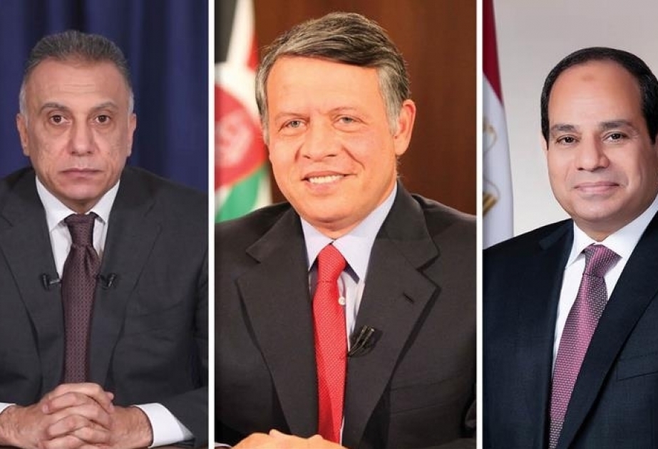 埃及、伊拉克及约旦三国领导人举行峰会
