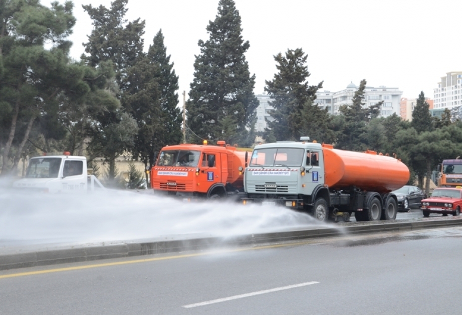 Bakıda növbəti dəfə əlavə gücləndirilmiş dezinfeksiya işləri aparılacaq