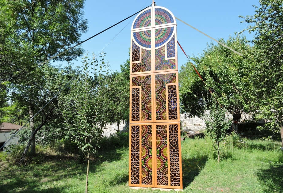 Şəkili ustaların əl işi olan şəbəkə Vatikanın Ukraynadakı səfirliyinin binasını bəzəyəcək FOTO