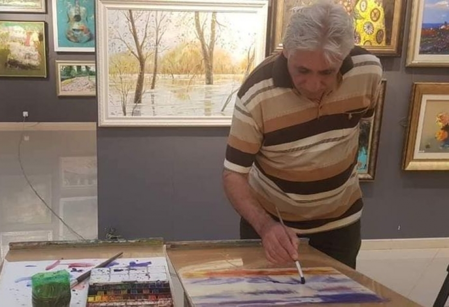“Xəzərin dalğaları” Beynəlxalq Suluboya Festivalı çərçivəsində növbəti ustad dərsi keçirilib