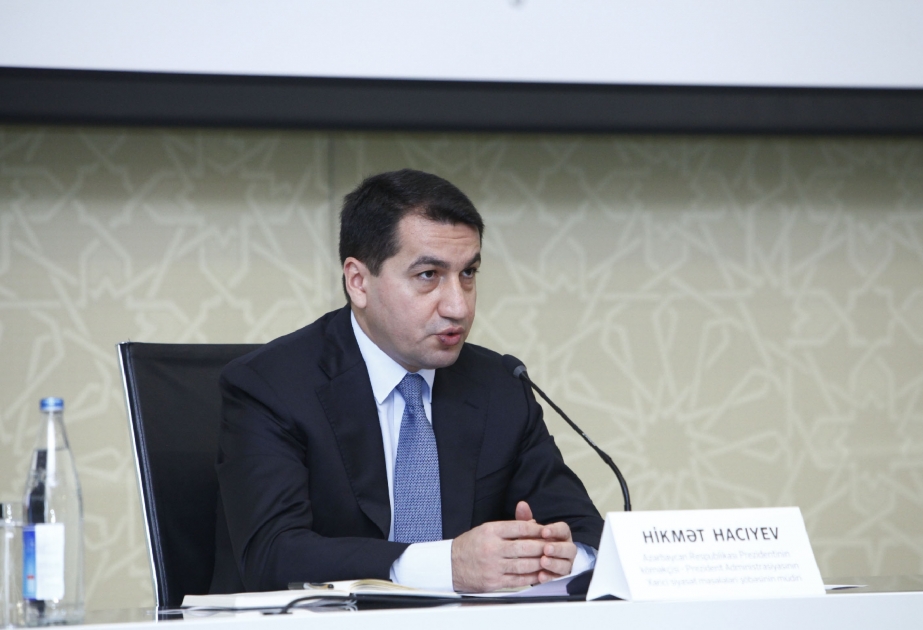 Hikmət Hacıyev: Cenevrə Konvensiyasından danışan Ermənistanın Azərbaycanı raket hücumları ilə hədələməsi riyakarlığın növbəti nümunəsidir