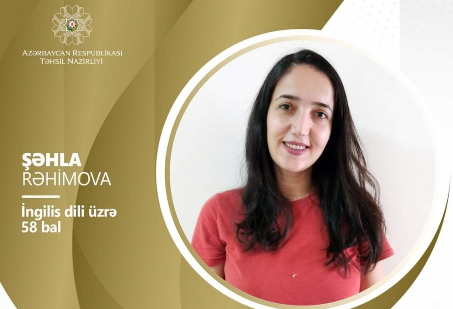 Müəllimlərin işə qəbulu müsabiqəsində Şəhla Rəhimova yüksək nəticə göstərib