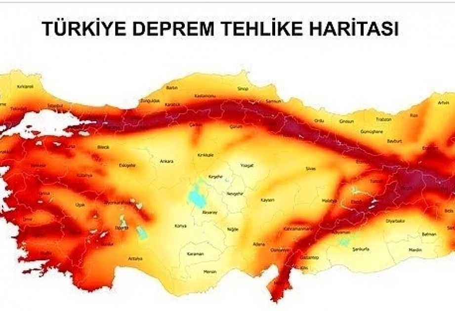 Türkiyədə 100 min tikilinin seysmik xətt üzərində olduğu müəyyən edilib