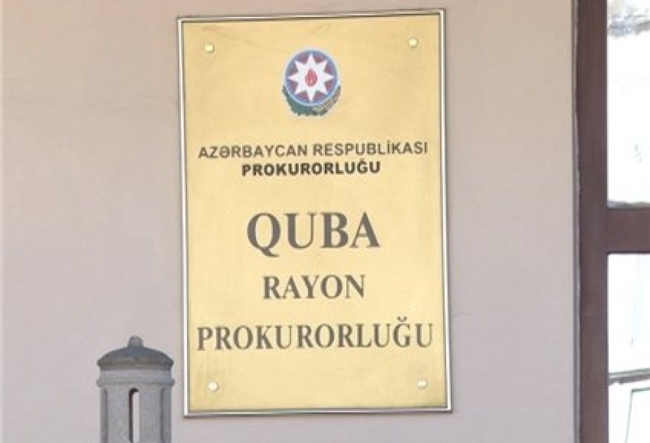 Quba rayonunda qanunsuz ağac kəsməkdə şübhəli bilinən şəxs məsuliyyətə cəlb olunub