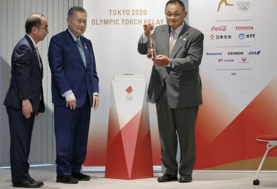 La antorcha olímpica de Tokio se exhibe en el Museo Olímpico de Japón