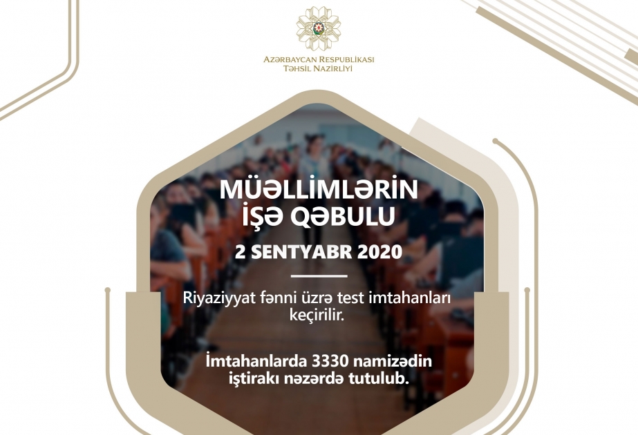 Müəllimlərin işə qəbulu imtahanlarının növbəti günündə