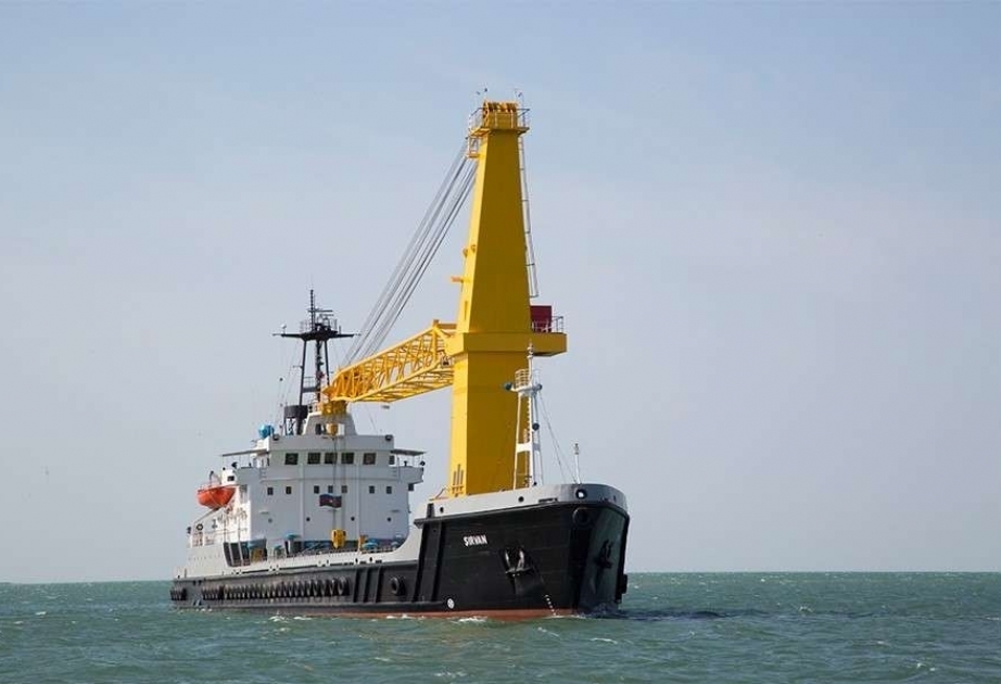 ASCO completa la reparación del buque grúa Shirván