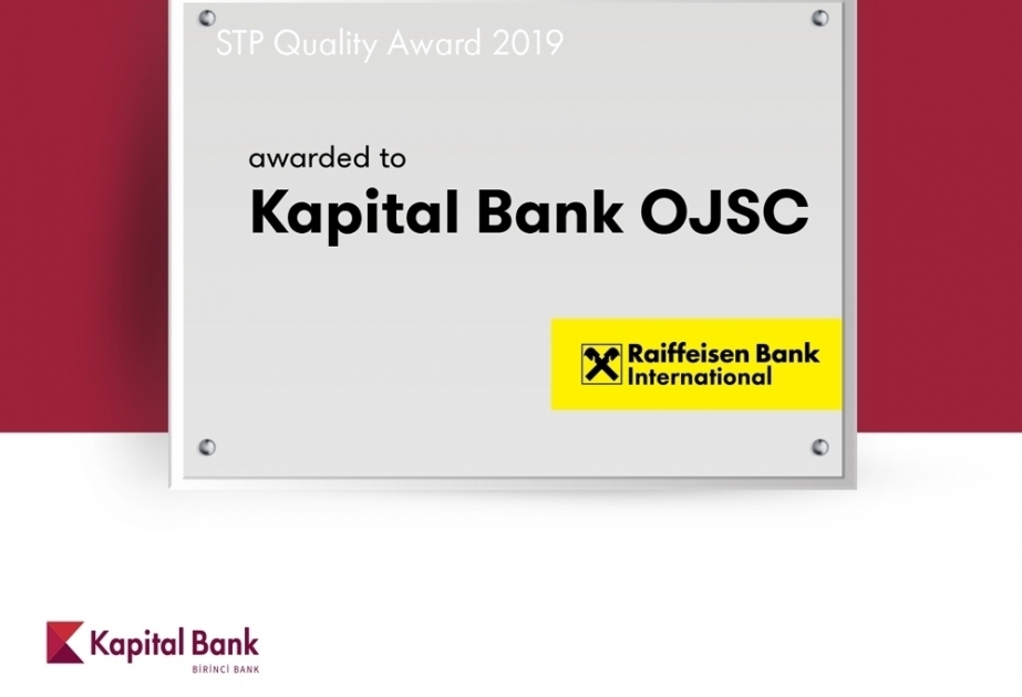 ®  “Kapital Bank” “Raiffeisen Bank International” tərəfindən mükafatlandırılıb