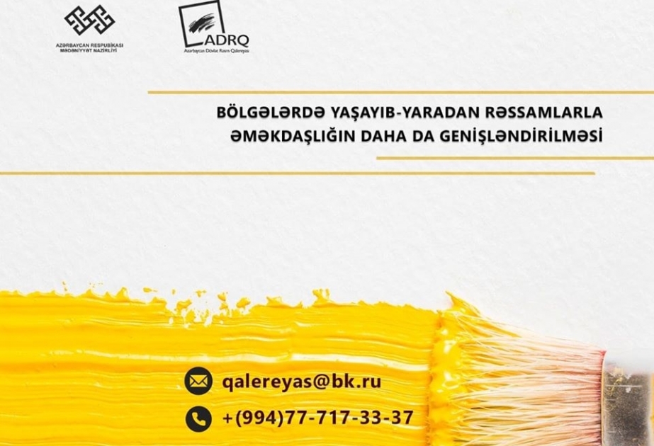 Mədəniyyət Nazirliyi ilə Dövlət Rəsm Qalereyasının birgə layihələri davam edir
