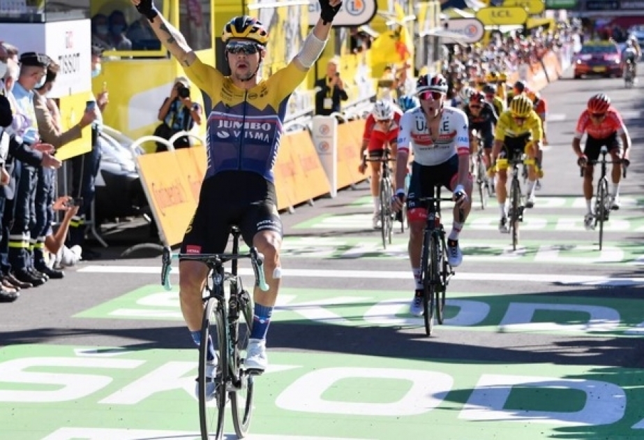 Belçikalı velosipedçi Vut van Art “Tour de France”ın beşinci mərhələsinin qalibi olub