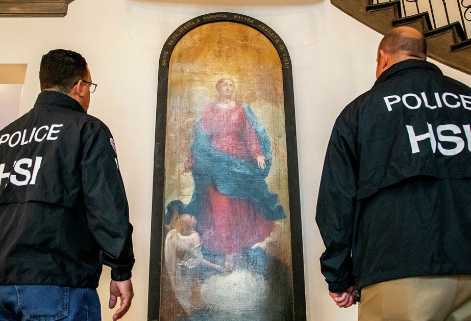İtaliyadakı abbatlıqdan oğurlanan XIX əsrin rəsm əsəri Texas ştatında aşkarlanıb