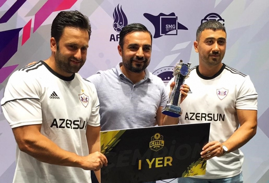 “Qarabağ” komandası E-Milli Liqanın qalibi olub