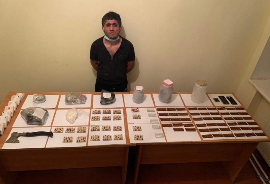 İran-Azərbaycan dövlət sərhədini pozarkən saxlanılan şəxslərdən külli miqdarda narkotik vasitə götürülüb