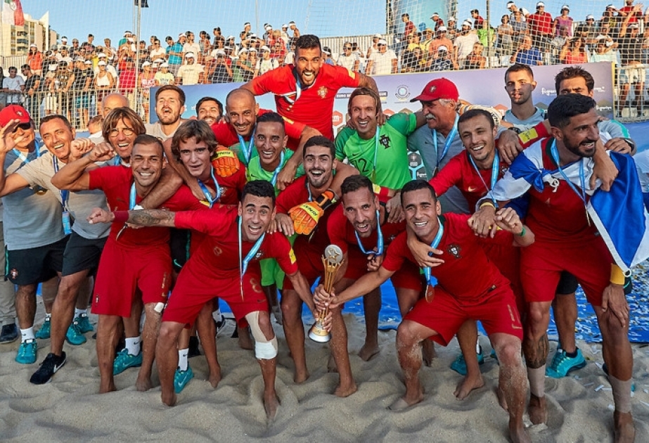 Сборная Португалии в седьмой раз выиграла Евролигу по пляжному футболу