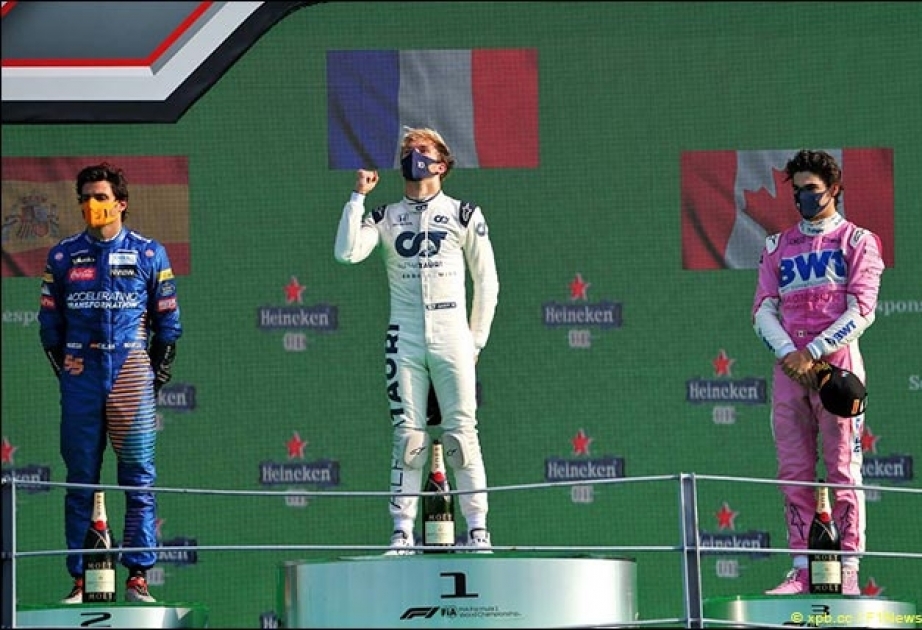 Гран-при Италии Ф-1: Гасли - Сайнс – Стролл